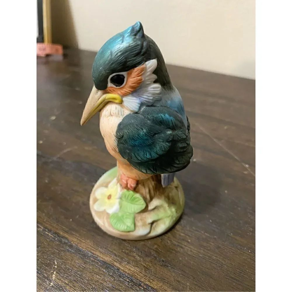 Vintage Andrea Sadek kingfisher bird figurine